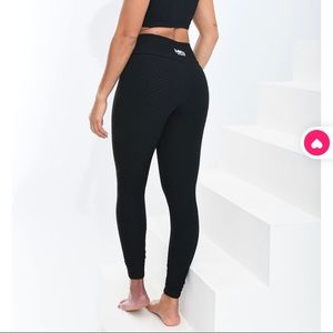 Booty By Brabants Black Croco Skin Leggings